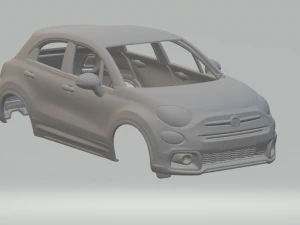 Fiat 500 Model Cetak 3D