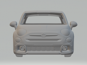 Fiat 500 3D प्रिंट मॉडल