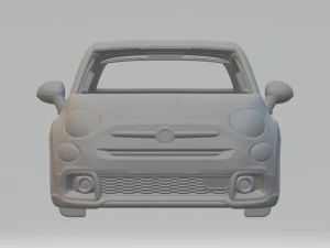 Fiat 500 3D Print Model