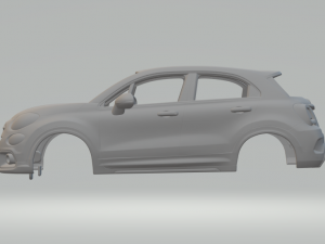 Fiat 500 3D प्रिंट मॉडल