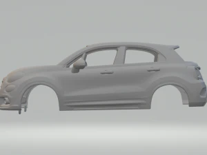 Fiat 500 3D Print Model