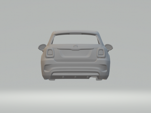 Fiat 500 3D प्रिंट मॉडल