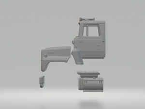 LN8000 cabin 3D Print Model