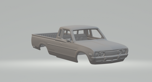 Datsun 620 kingcab Modelo de Impressão 3D .c4d .max .obj .3ds .fbx .stl .blend 