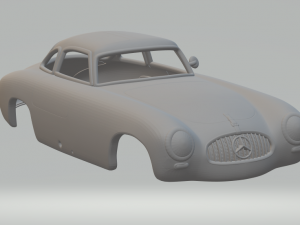 Mercedes-Benz SL-class Mk1 1952 3D Print Model