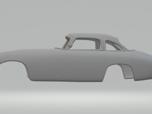 Mercedes-Benz SL-class Mk1 1952 3D 打印模型