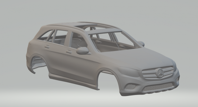 Mercedes benz glc 2016 3D Принт Модель .c4d .max .obj .3ds .fbx .stl .blend 
