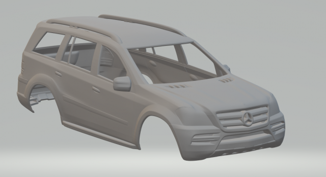 Mercedes benz gl 3D Принт Модель .c4d .max .obj .3ds .fbx .stl .blend 