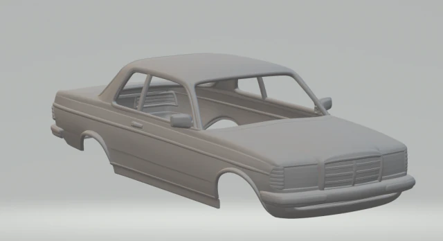 Mercedes benz e coupe 3D Print Model .c4d .max .obj .3ds .fbx .stl .blend 