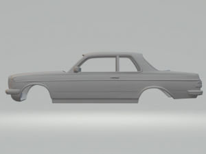 Mercedes benz e coupe 3D प्रिंट मॉडल