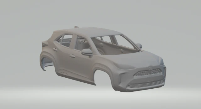 Toyota Yaris Cross 3D Print Model .c4d .max .obj .3ds .fbx .stl .blend