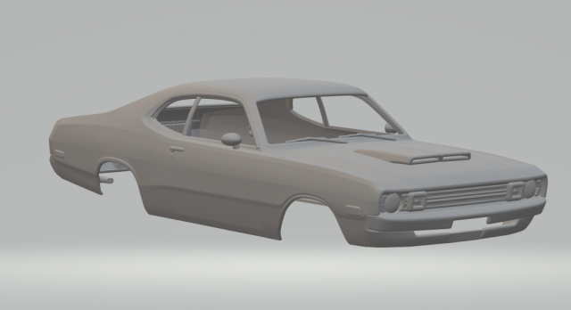 Dodge demon Modello di stampa 3D .c4d .max .obj .3ds .fbx .stl .blend 