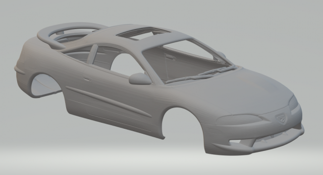 Eagle talon 3D Baskı Modeli .c4d .max .obj .3ds .fbx .stl .blend 