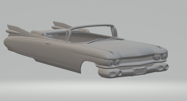 Cadillac Eldorado mk4 3D Принт Модель .c4d .max .obj .3ds .fbx .stl .blend 