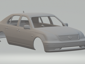 Lexus ls 2003 3Dプリントモデル