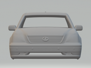 Lexus ls 2003 3Dプリントモデル