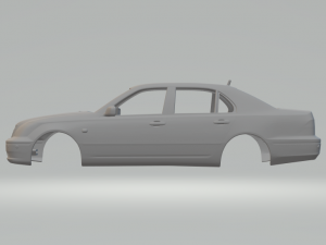 Lexus ls 2003 3Dプリントモデル