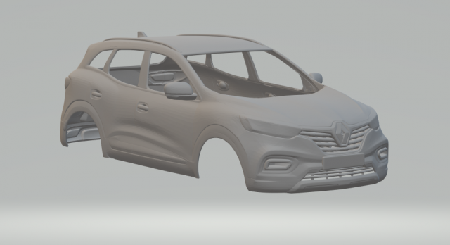 Renault kadjar 3D Принт Модель .c4d .max .obj .3ds .fbx .stl .blend 