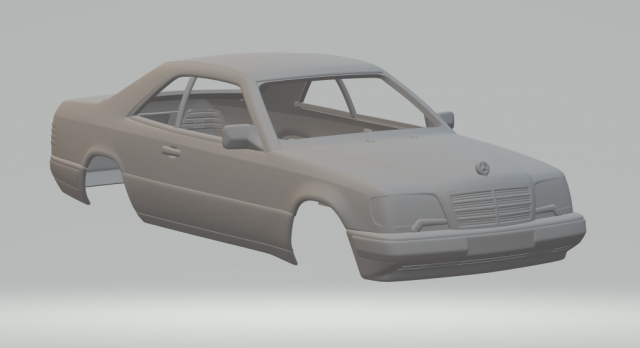 Mercedes benz e class mk2 1993 3D Принт Модель .c4d .max .obj .3ds .fbx .stl .blend 
