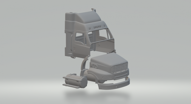 Sterling A9500 cabin 3Dプリントモデル .c4d .max .obj .3ds .fbx .stl .blend 