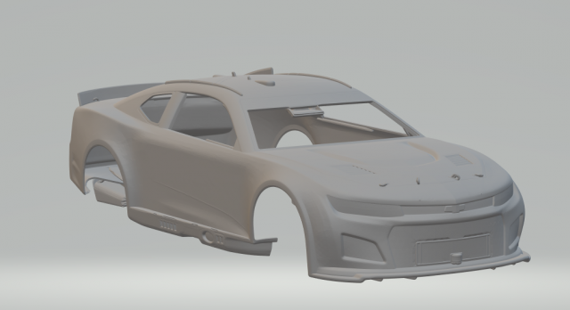 Chevrolet Camaro ZL1 2022 NASCAR Modello di stampa 3D .c4d .max .obj .3ds .fbx .stl .blend 