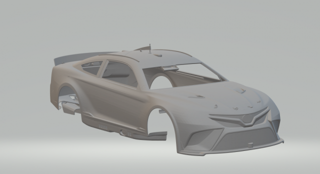 Toyota camry 2022 NASCAR Model Cetak 3D .c4d .max .obj .3ds .fbx .stl .blend 