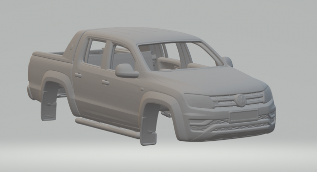 Volkswagen amarok Modèles 3D en vedette .c4d .max .obj .3ds .fbx .stl .blend 