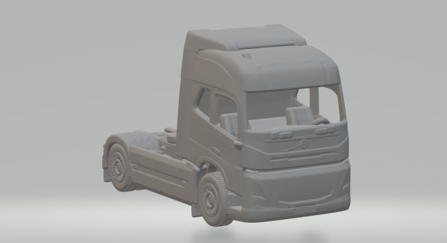 VOLVO FH ELETRIC Modèles 3D en vedette .c4d .max .obj .3ds .fbx .stl .blend 