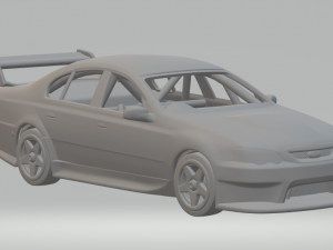 Falcon supercars kit 3D 프린트 모델