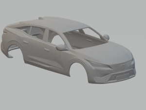 Peugeot 408 3D Print Model