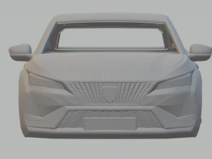 Peugeot 408 3D Print Model