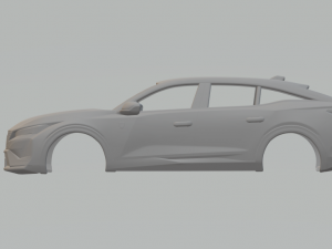 Peugeot 408 3D Print Model