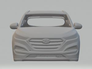 Hyundai tucson 3Dプリントモデル