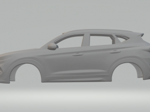 Hyundai tucson 3Dプリントモデル