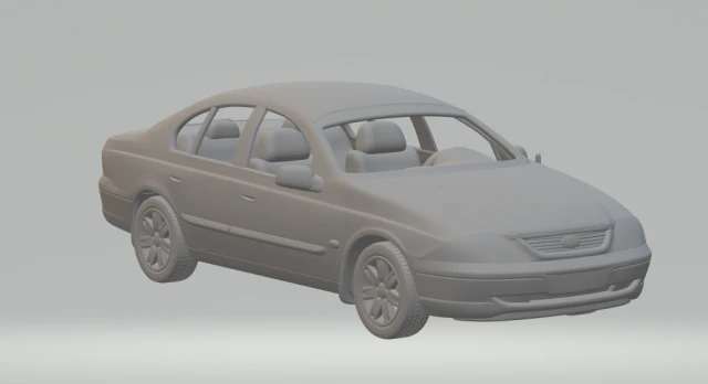 Falcon AU Mk6 2000 3D Print Model .c4d .max .obj .3ds .fbx .stl .blend 