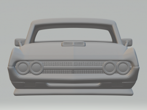 Falcon Mk4 Super Cobra 2door 70 body Modèles 3D en vedette