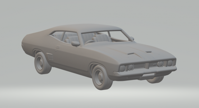 Falcon AU Mk3 XB GT Coupe 73 kit 3D प्रिंट मॉडल .c4d .max .obj .3ds .fbx .stl .blend