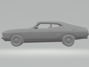 Falcon AU Mk3 XB GT Coupe 73 kit 3D प्रिंट मॉडल