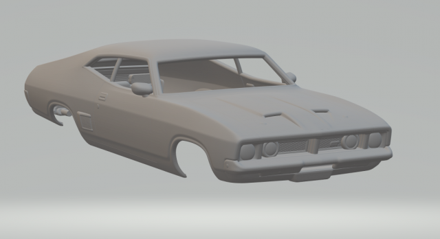 Falcon AU Mk3 XB GT Coupe 73 kit Modelo de impresión 3D .c4d .max .obj .3ds .fbx .stl .blend 
