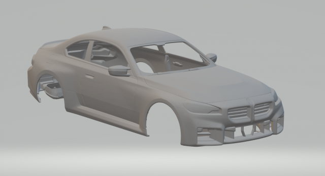 M2 coupe 2023 3D Print Model .c4d .max .obj .3ds .fbx .stl .blend 
