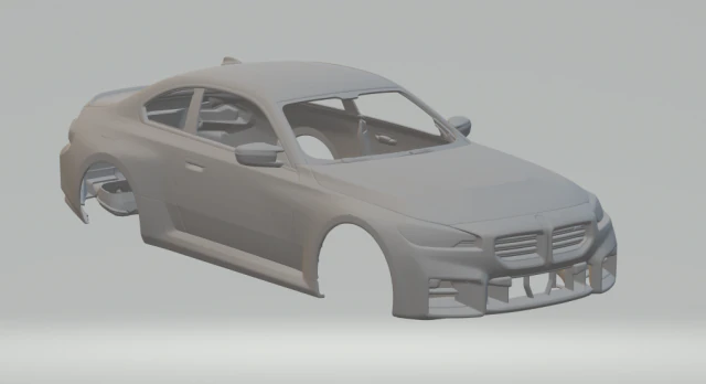 M2 coupe 2023 3D Print Model .c4d .max .obj .3ds .fbx .stl .blend 