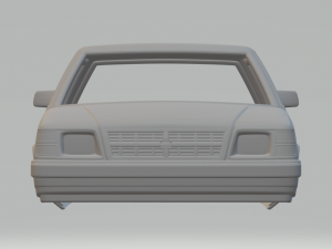 Dodge aries k sedan 1988 3D 打印模型