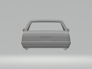 Dodge aries k sedan 1988 3D 打印模型