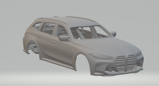 M3 Touring 3D 프린트 모델 .c4d .max .obj .3ds .fbx .stl .blend 