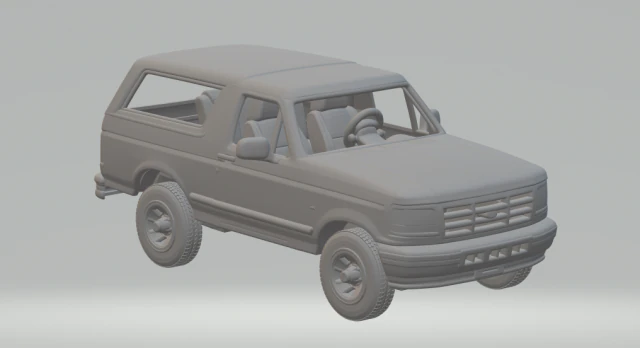 Fordbronco 92 3D Print Model .c4d .max .obj .3ds .fbx .stl .blend 