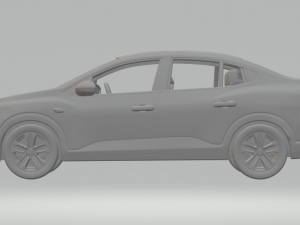 Dacia renault logan 3Dプリントモデル