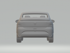 Dacia renault logan 3Dプリントモデル