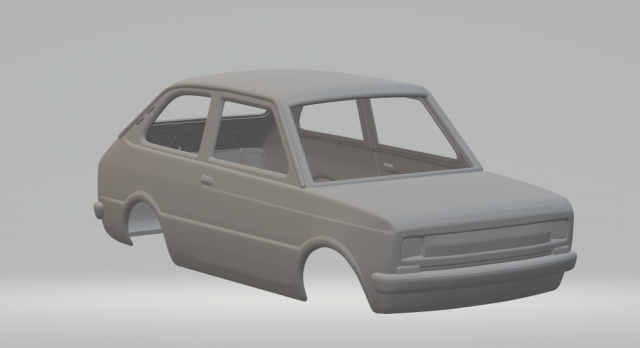 Fiat 133 Modelo de impresión 3D .c4d .max .obj .3ds .fbx .stl .blend 