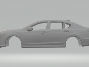 Acura rlx Modello di stampa 3D