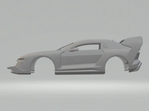 Audi S1 E-Tron Quattro Hoonitron 3D Print Model